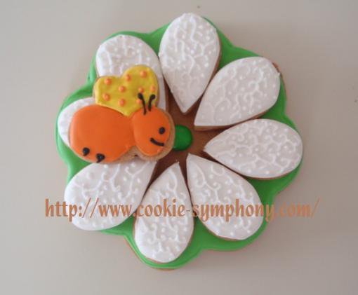花とみつばちアイシングクッキーワークショップ 創作クッキーのお店 クッキーシンフォニー