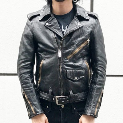 【blackmeans】sid Vicious Type Moto Leather Jacket - Fuudobrain Online Store