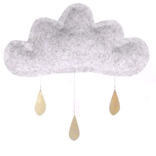 Spring Cloud mobile (smoked grey) by The Butter Flying