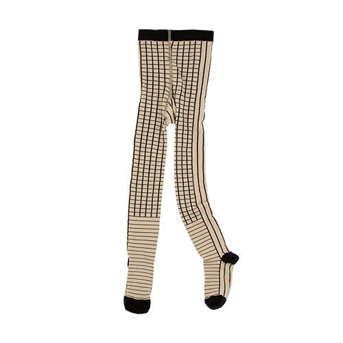 lines & grid tights (6m-4Y)by tinycottons