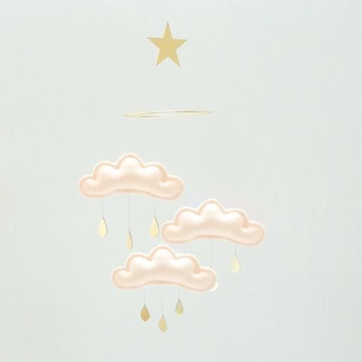 <img class='new_mark_img1' src='//img.shop-pro.jp/img/new/icons57.gif' style='border:none;display:inline;margin:0px;padding:0px;width:auto;' />雲のモビール(MAY) by The Butter Flying