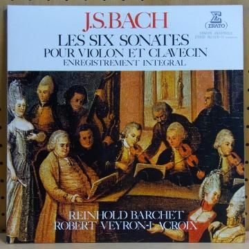 J S BACH LES SIX SONATES POUR VIOLON ET CLAVECIN BARCHET VEYRON