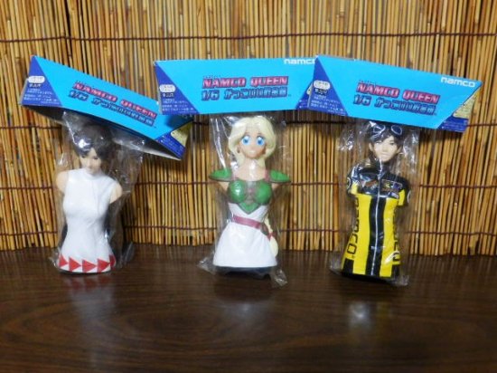 ナムコ クイーン1 6かっこいい貯金箱 全３種セット 宝の森 レトロ雑貨 フィギュア 玩具のリサイクルショップ