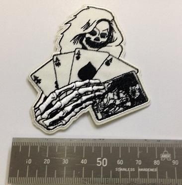 samhain initium embroidered iron on patch record boy