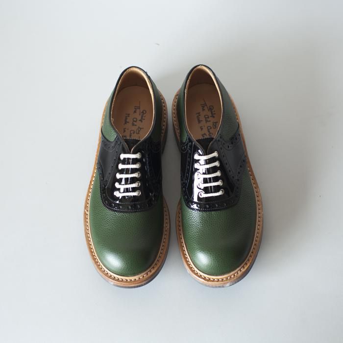 green saddle shoes