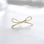 メタルslim ribbonデコパーツ/Gold