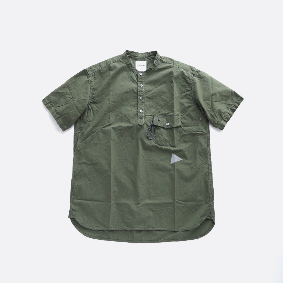 CORDURA typewriter LS over shirt アンドワンダー - トップス