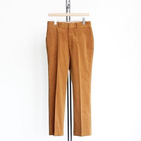 【AURALEE オーラリー】 <br>Washed Corduroy Slacks<br>-Men-<br>《CAMEL BROWN》