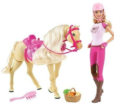 barbie horse set