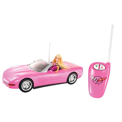 barbie pink convertible car