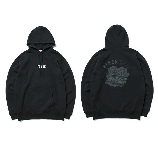 hoodie black rose