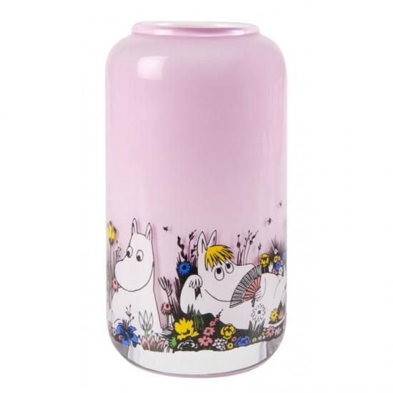 Muurla ムーラ ムーミン Moomin ガラス 花瓶 ピンク 12 Cm 北欧雑貨シナモン あなたと あなたの大切な人に笑顔を届けたい