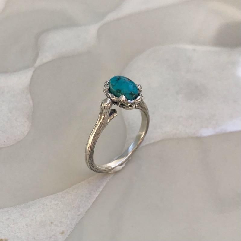夏の宝者クワガタ ターコイズ - 名古屋大須シルバーアクセサリー