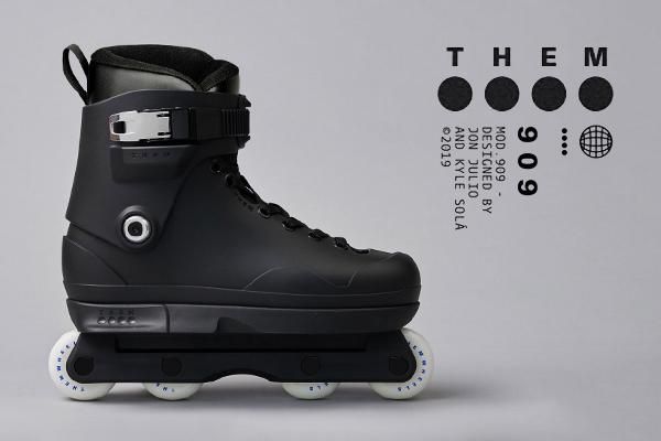 THEM 909 BK Comp - SVW for aggressive Inline skate