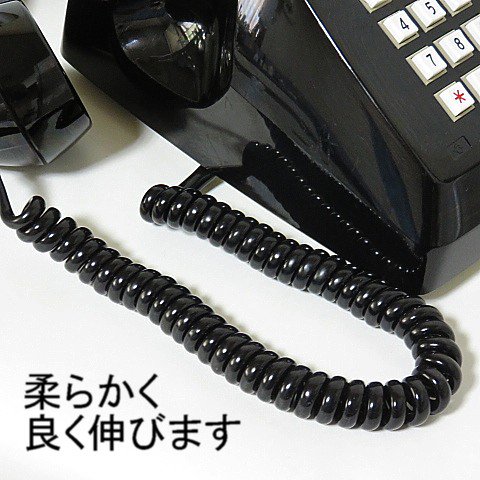 プッシュフォン 黒電話 レトロ レア