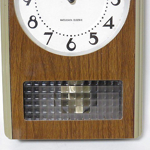 昭和レトロ シチズンゼンマイ式振り子時計 稼働品 松下時計店 