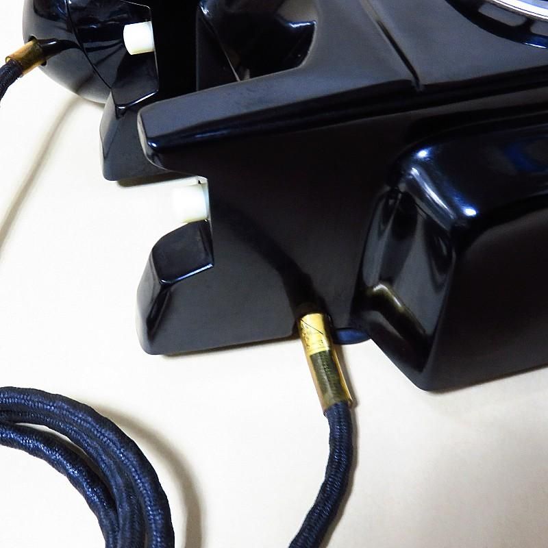 モジュラー実用可 電電公社黒電話4号機壁掛け式 昭和レトロ