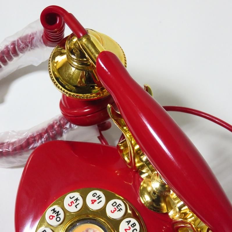 昔の電話が欲しいという方へ。赤電話プッシュ式ダイヤル回線モデル田村