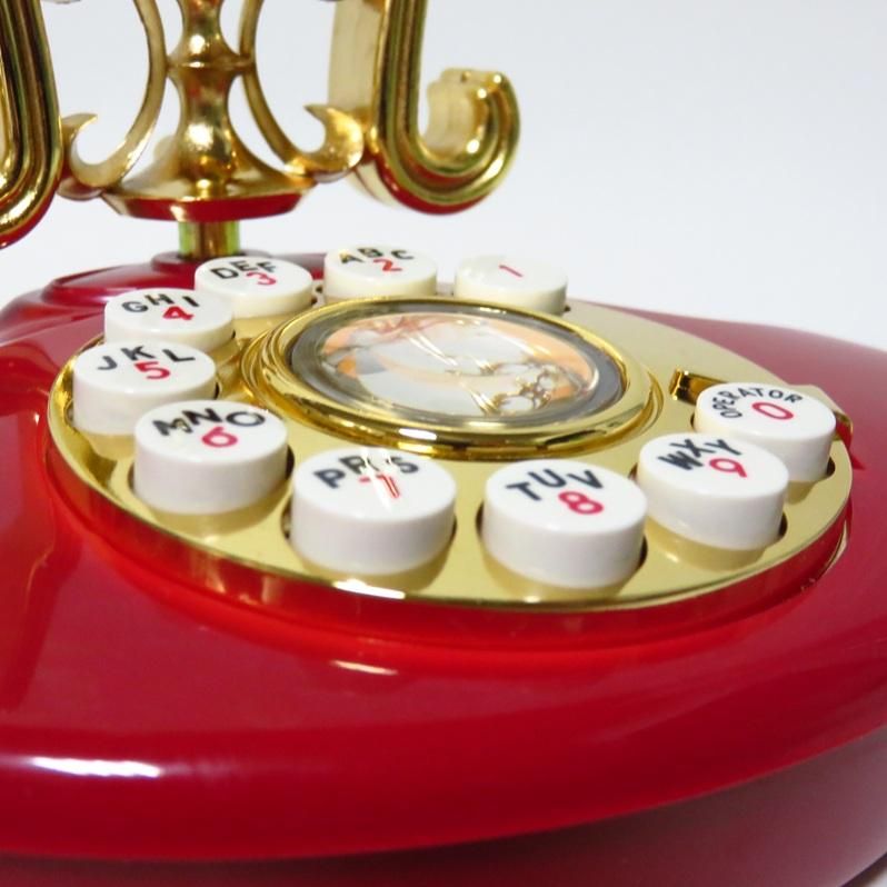 昔の電話が欲しいという方へ。赤電話プッシュ式ダイヤル回線モデル田村