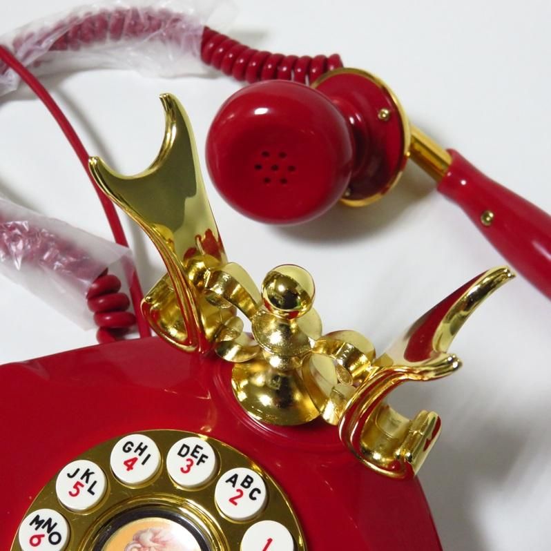 昔の電話が欲しいという方へ。赤電話プッシュ式ダイヤル回線モデル田村