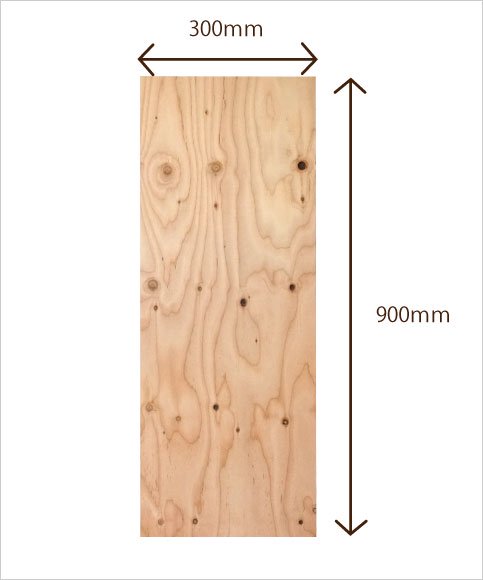 針葉樹 合板 構造用合板 24mm 5枚セット 幅300 長さ900ｍｍ Diy 工作 棚板 天板 材料