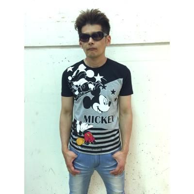 アウトレットセール in the attic ディズニー ミッキーマウス プリント Tシャツ アウトレットセール in the attic ディズニー ミッキーマウス プリント Tシャツ