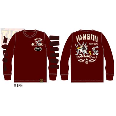 ＶＡＮＳＯＮ×ＬＯＯＮＥＹＴＵＮＥＳ　バックスバニー天竺ロンT