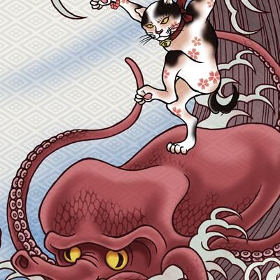 SALE！50％OFF】【在庫限り】雅趣童 蛸サーフ（白