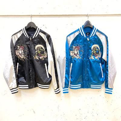 入荷】華鳥風月 風雷神 刺繍スカジャン
