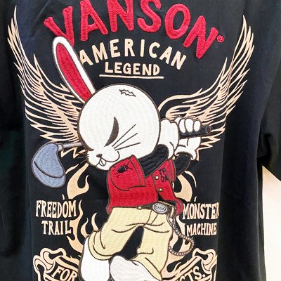 クローズＷＯＲＳＴ×ＶＡＮＳＯＮ　デスラビットゴルファー天竺半袖ポロシャツ