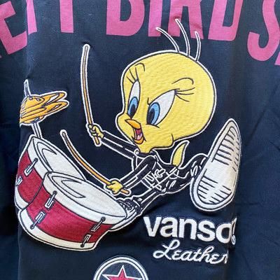 ＶＡＮＳＯＮ×ＬＯＯＮＥＹ ＴＵＮＥＳ　トゥイーティー　ベア天竺半袖Ｔシャツ