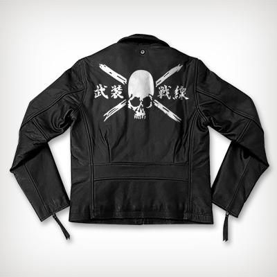 底値】COLLARS 河内鉄生モデル レザーカーディガン 絶好 黒