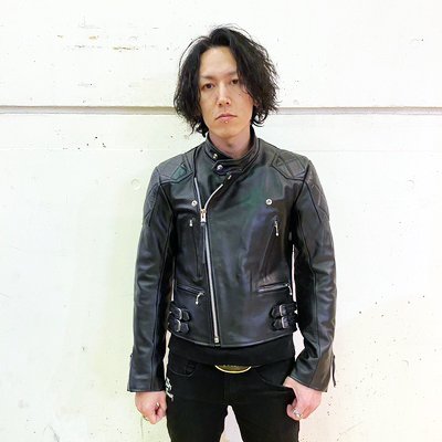 【UNITED TOKYO】ダブルレザーライダースジャケット