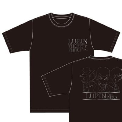 ルパン三世　エンボス加工　ルパン一味　ベア天竺　半袖Ｔシャツ