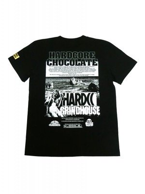 ハードコアチョコレート　フルメルティッドロゴ／ＧＲＩＮＤＨＯＵＳＥ（ＥＡＳＴ　ＣＯＡＳＴ　ＢＬＡＣＫ）　Ｔシャツ