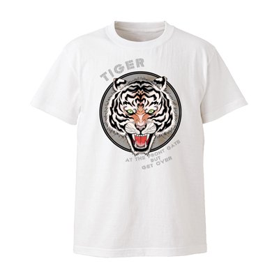 【予約・受注生産】雅趣童　前門の虎後門の狼（タイガーサイド）　Ｔシャツ