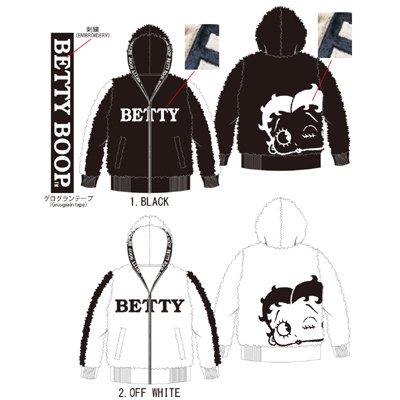 Ｔｈｅ　ＢＲＡＶＥ－ＭＡＮ×ＢＥＴＴＹ　ＢＯＯＰ　ベティ　ファージャケット