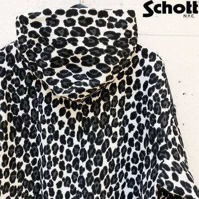 【Ｓｃｈｏｔｔ】レオパード　パターン　パーカー／ＳＣＨ－ＬＥＯＰＡＲＤ　ＰＡＴＴＥＲＮ　ＰＫ