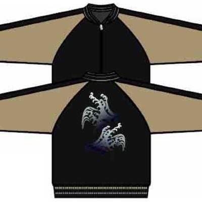 スカジャン R.D.L. リバーシブル 予約・送料無料】絡繰魂 登竜門 刺繍リバーシブルスカジャン