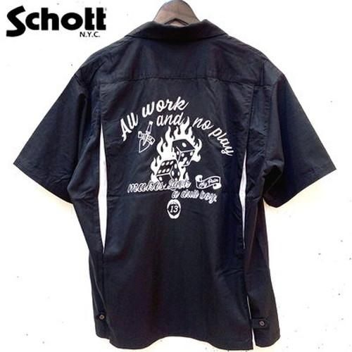 【ＳＡＬＥ！４０％ＯＦＦ】【Ｓｃｈｏｔｔ】ＥＭＢ　ＢＯＷＬＩＮＧ　ＳＨＩＲＴ／ボーリングシャツ