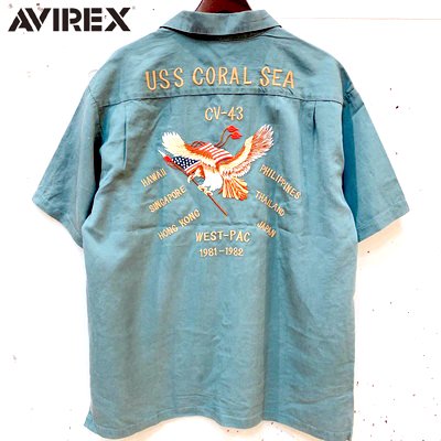 【ＳＡＬＥ！３０％ＯＦＦ】 【ＡＶＩＲＥＸ】ウエスト　パシフィック　スーベニア　半袖シャツ／Ｓ／Ｓ　ＷＥＳＴ－ＰＡＣＩＦＩＣ　ＳＯＵＶＥＮＩＲ　 ＳＨＩＲＴ