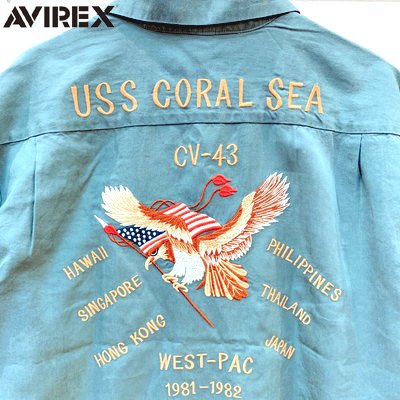 【ＳＡＬＥ！３０％ＯＦＦ】 【ＡＶＩＲＥＸ】ウエスト　パシフィック　スーベニア　半袖シャツ／Ｓ／Ｓ　ＷＥＳＴ－ＰＡＣＩＦＩＣ　ＳＯＵＶＥＮＩＲ　 ＳＨＩＲＴ