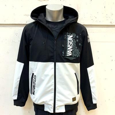 VANSON バンソン 三層ストレッチパーカー　Lサイズ 送料無料】VANSON 三層ストレッチパーカー