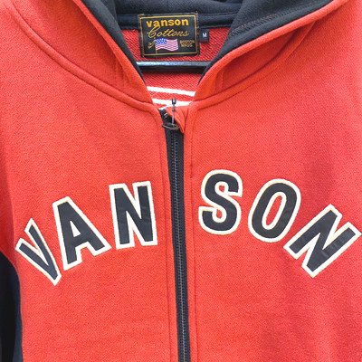 ＶＡＮＳＯＮ 裏毛Ｆ／Ｚパーカー