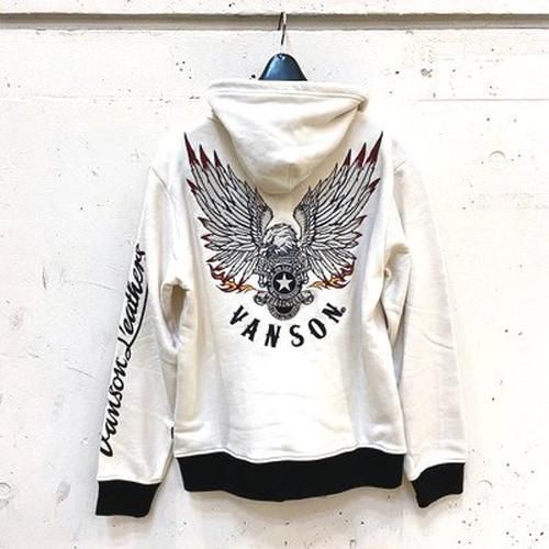 VANSON T.F.O.Aフード•ネックウォーマー付きパーカーXL(USED) 531014-06.jpg