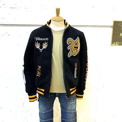 vanson バンソン ボンディングスタジャン XLサイズ VANSON バンソン トムとジェリー コラボ ボンディング