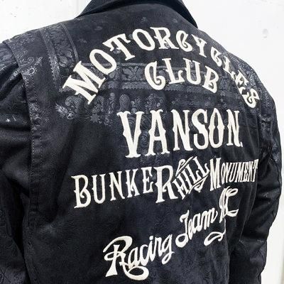 bo53 vanson leathers ライダースジャケット 黒 XXLサイズ 楽天市場】VANSON バンソン ライダースジャケット レザー