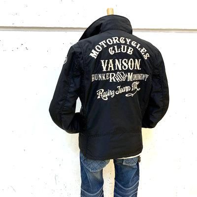 vanson ナイロンジャケット XXL 青/黒 ジャケット,ナイロンジャケット | Motobluez Web Shopping