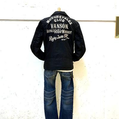 SALE！50％OFF】VANSON ナイロンライダース
