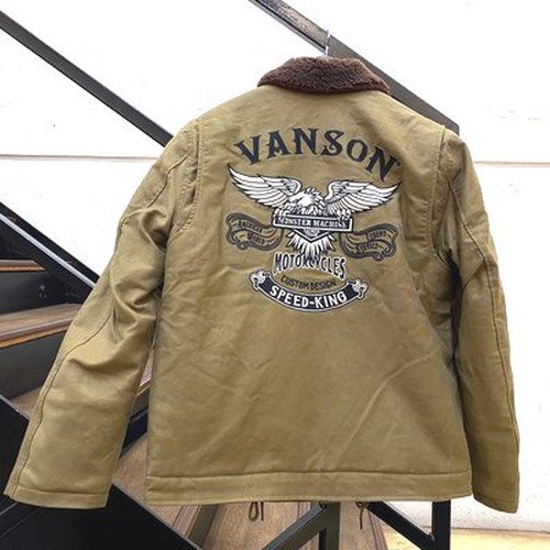 VANSON バンソン　N-1デッキジャケット　アメカジ　バイカー　ハーレーフライトジャケット